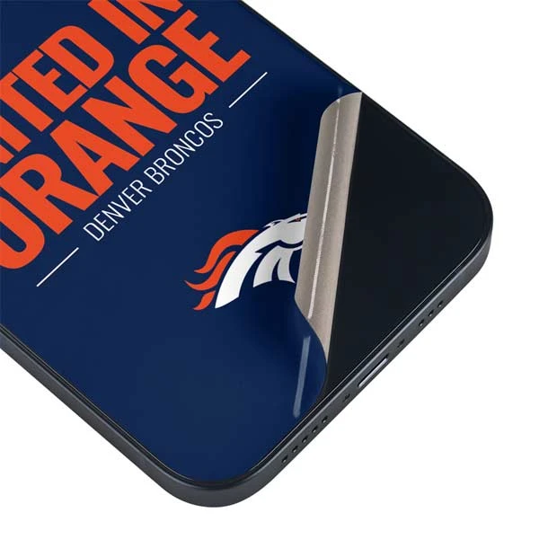 NFL Denver Broncos Team Motto IPhone 15 Skin 5 NFL Denver Broncos Team Motto IPhone 15 Skin - Image 3