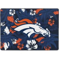 NFL Denver Broncos Tropical Print Surface Pro 8 Skin