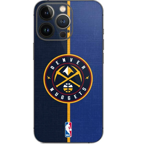 NBA Denver Nuggets Canvas IPhone 14 Pro Skin 3 NBA Denver Nuggets Canvas IPhone 14 Pro Skin