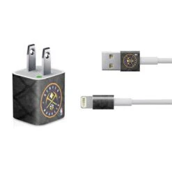 NBA Denver Nuggets Dark Rust IPhone Charger (5W USB) Skin