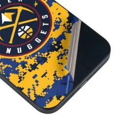 NBA Denver Nuggets Digi Camo IPhone 14 Plus Skin -Skinit Store denver nuggets digi camo iphone 14 plus skin 1662574823 SKNCMONBA08IPH14M PR 03