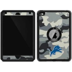 NFL Detriot Lions Camo Otterbox Defender IPad Skin