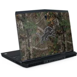 NFL Detroit Lions Realtree Xtra Green Camo Dell Alienware Skin