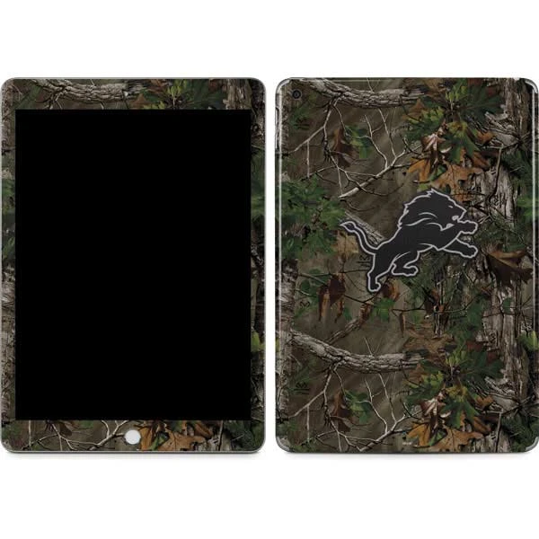 NFL Detroit Lions Realtree Xtra Green Camo Apple IPad Skin 3 NFL Detroit Lions Realtree Xtra Green Camo Apple IPad Skin