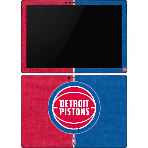 NBA Detroit Pistons Canvas Surface Pro 6 Skin 3 NBA Detroit Pistons Canvas Surface Pro 6 Skin