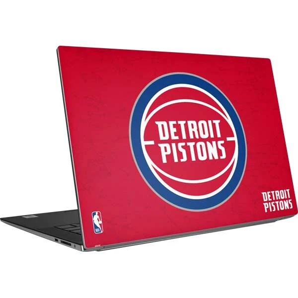 NBA Detroit Pistons Distressed Dell XPS Skin 3 NBA Detroit Pistons Distressed Dell XPS Skin