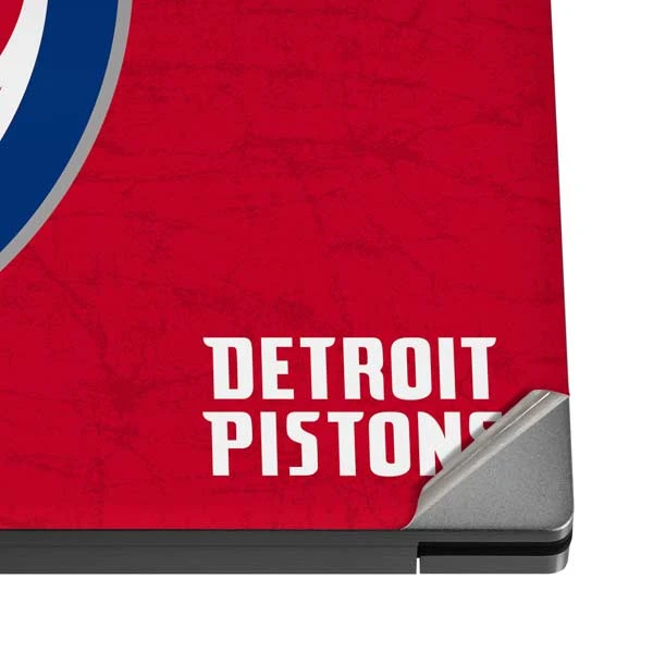 NBA Detroit Pistons Distressed Dell XPS Skin 6 NBA Detroit Pistons Distressed Dell XPS Skin - Image 4