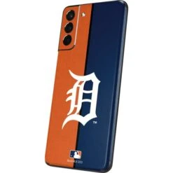 MLB Detroit Tigers Split Galaxy S21 5G Skin -Skinit Store detroit tigers split galaxy s21 5g skin 1678995673 SKNCVSMLB10GLXY21 PR 02