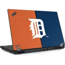 MLB Detroit Tigers Split Lenovo ThinkPad Skin