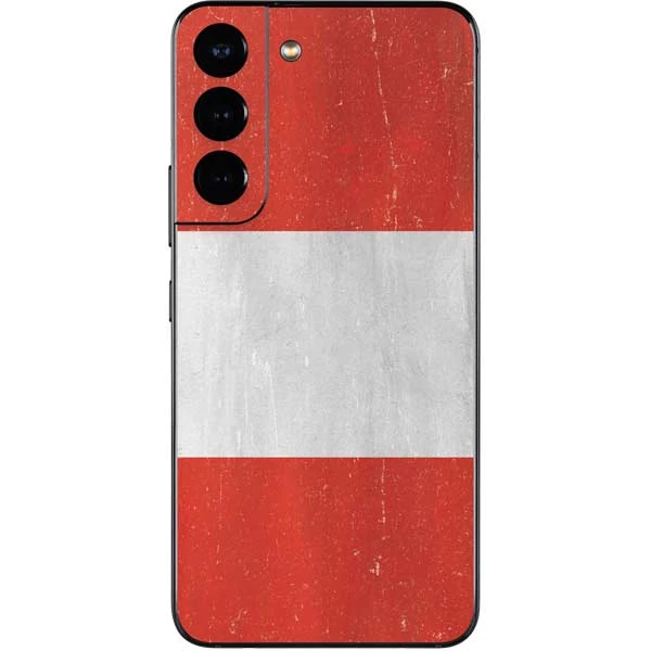Distressed Austria Flag Galaxy S22 Skin 3 Distressed Austria Flag Galaxy S22 Skin
