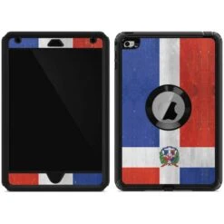 Dominican Republic Flag Distressed Otterbox Defender IPad Skin