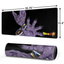 Dragon Ball Super Beerus Portrait Gaming Mouse Pad -Skinit Store dragon ball super beerus portrait extra large gaming mouse pad 1730294084 MSPDRGBLS05GAMGXL PR 02
