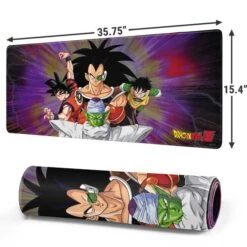 Dragon Ball Z Saiyan Saga Gaming Mouse Pad -Skinit Store dragon ball z saiyan saga extra large gaming mouse pad 1733178245 MSPDRGBLZ18GAMGXL PR 02