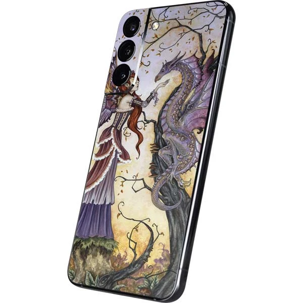 Amy Brown Dragon Charmer Fairy Galaxy S22 Plus Skin 4 Amy Brown Dragon Charmer Fairy Galaxy S22 Plus Skin - Image 2