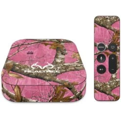 RealTree Edge Pink Camo Apple TV Skin