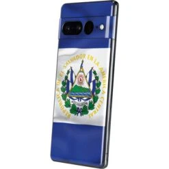 El Salvador Flag Google Pixel 7 Pro Skin -Skinit Store el salvador flag google pixel 7 pro skin 1666401047 SKNFLGELSX1GPXL7P PR 02