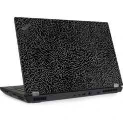 Elephant Print Black Lenovo ThinkPad Skin