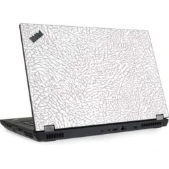 Elephant Print White Lenovo ThinkPad Skin