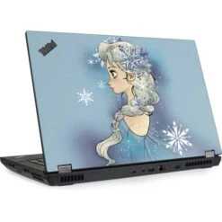 Disney Frozen Elsa Side Portrait Art Lenovo ThinkPad Skin