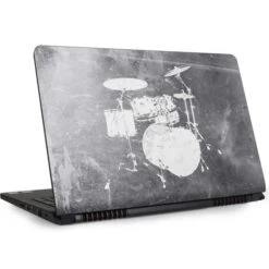 Faded Drumset Dell Inspiron Skin