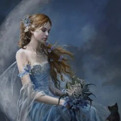 Fairy With Black Cat Sitting On Moon By Nene Thomas Dell Alienware Skin -Skinit Store fairy with black cat sitting on moon by nene thomas alienware 17in 2017 skin 1686237081 SKNNENTHO07AL17FL PR 04