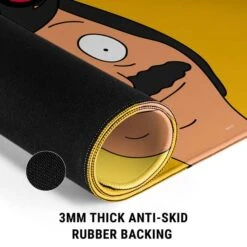 Bobs Burgers Stare Gaming Mouse Pad -Skinit Store family stare extra large gaming mouse pad 1728048360 MSPBOBSHB11GAMGXL PR 04