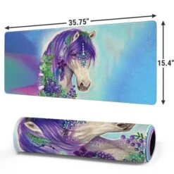 Fantasty Horse By Sheena Pike Gaming Mouse Pad -Skinit Store fantasty horse by sheena pike extra large gaming mouse pad 1694114885 MSPSHEPIK04GAMGXL PR 02