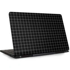 Black Grid Dell Inspiron Skin