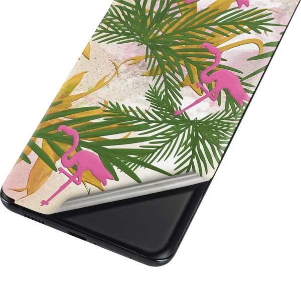Flamingo Pattern Galaxy S21 5G Skin 6 Flamingo Pattern Galaxy S21 5G Skin - Image 4