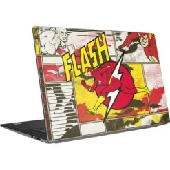 DC Comics Flash Block Pattern Dell XPS Skin