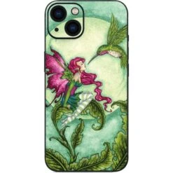 Amy Brown Flirting Fairy And Hummingbird IPhone 14 Plus Skin