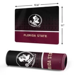 Florida State University Pattern Jersey Gaming Mouse Pad