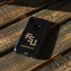 Florida State FSU Seminoles Black Otterbox Commuter IPhone Skin -Skinit Store fsu seminoles black otterbox commuter iphone xs max skin 1681303673 SKNFLSTSM05OIPXMC PR 04