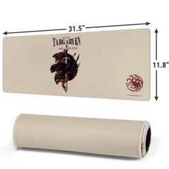 Game Of Thrones: Fire & Blood Gaming Mouse Pad -Skinit Store game of thrones fire blood large gaming mouse pad 1739904174 MSPGMOFTH07GAMGLG PR 02