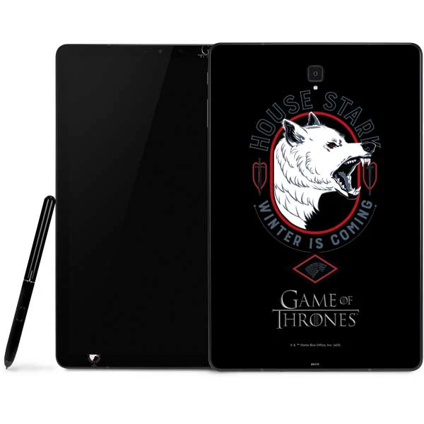 Game Of Thrones: House Stark Direwolf Samsung Galaxy Tab Skin 3 Game Of Thrones: House Stark Direwolf Samsung Galaxy Tab Skin
