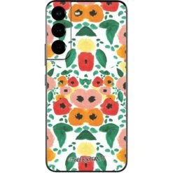 Bouffants And Broken Hearts Geometric Flowers Galaxy S22 Skin