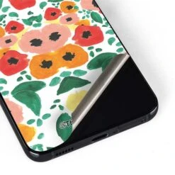 Bouffants And Broken Hearts Geometric Flowers Galaxy S22 Skin -Skinit Store geometric flowers galaxy s22 skin 1646266162 SKNBFNTBH25GLXY22 PR 04
