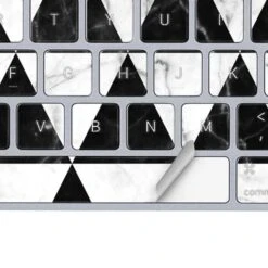 Geometric Marble Magic Keyboard Skin -Skinit Store geometric marble magic keyboard skin 1616706998 SKNBWMRBL03AMKBDX PR 04