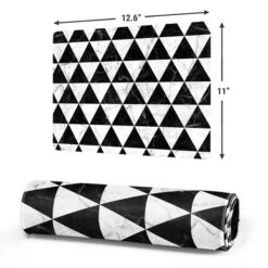 Geometric Marble Gaming Mouse Pad