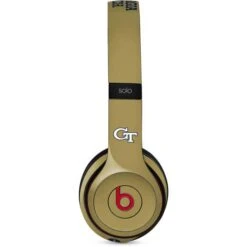 Georgia Institute Of Technology LogoType Gold Beats Solo 3 Wireless Skin