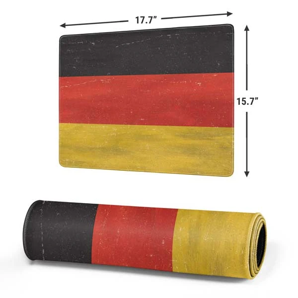 German Flag Distressed Gaming Mouse Pad 4 German Flag Distressed Gaming Mouse Pad - Image 2