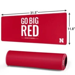 University Of Nebraska Go Big Red Gaming Mouse Pad -Skinit Store go big red large gaming mouse pad 1711044312 MSPNEBHSK06GAMGLG PR 02