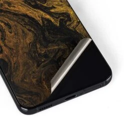Gold And Black Marble Galaxy S22 Skin -Skinit Store gold and black marble galaxy s22 skin 1646266105 SKNMARBLE18GLXY22 PR 04