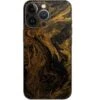 Gold And Black Marble IPhone 15 Pro Skin -Skinit Store gold and black marble iphone 14 pro skin 1662674342 SKNMARBLE18IPH14P PR 01