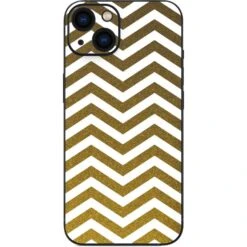 Gold Chevron IPhone 15 Skin