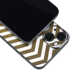 Gold Chevron IPhone 15 Skin -Skinit Store gold chevron iphone 15 skin 1694705120 SKNGLTCHV01IPHN15 PR 04