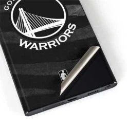 NBA Golden State Warriors Black Animal Print Galaxy S22 Ultra Skin -Skinit Store golden state warriors black animal print galaxy s22 ultra skin 1646439221 SKNAMLNBA10GLX22U PR 04