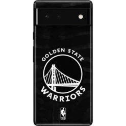 NBA Golden State Warriors Black Animal Print Google Pixel 6 Skin
