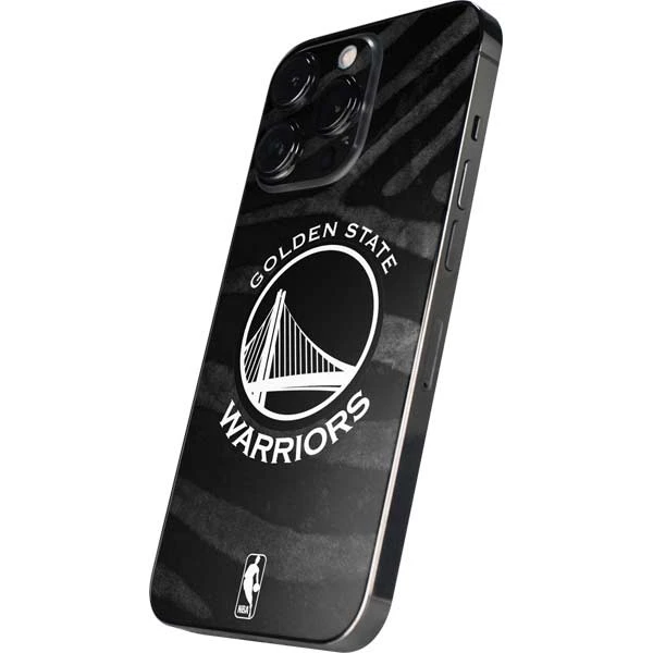 NBA Golden State Warriors Black Animal Print IPhone 15 Pro Skin 8 NBA Golden State Warriors Black Animal Print IPhone 15 Pro Skin - Image 6