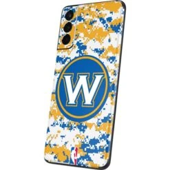 NBA Golden State Warriors Digi Camo Galaxy S21 5G Skin -Skinit Store golden state warriors digi camo galaxy s21 5g skin 1613625684 SKNCMONBA10GLXY21 PR 02